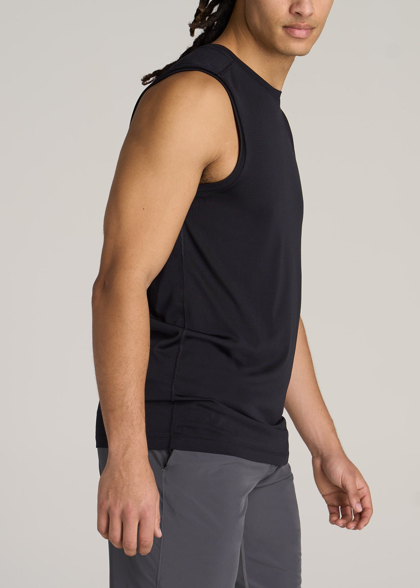 American-Tall-Men-Performance-Jersey-Tank-Black-side