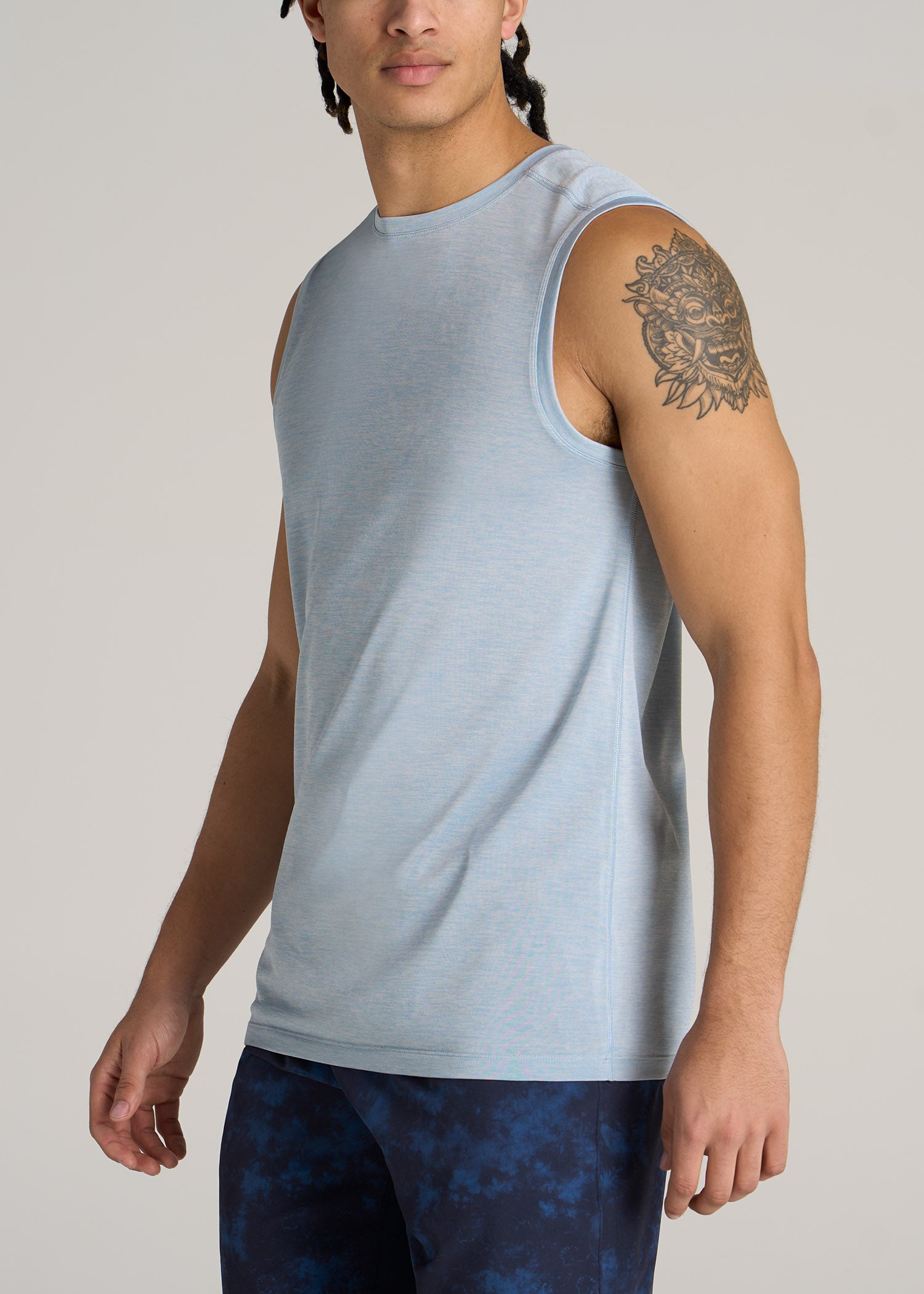 American-Tall-Men-Performance-Jersey-Tank-Light-Blue-Mix-side