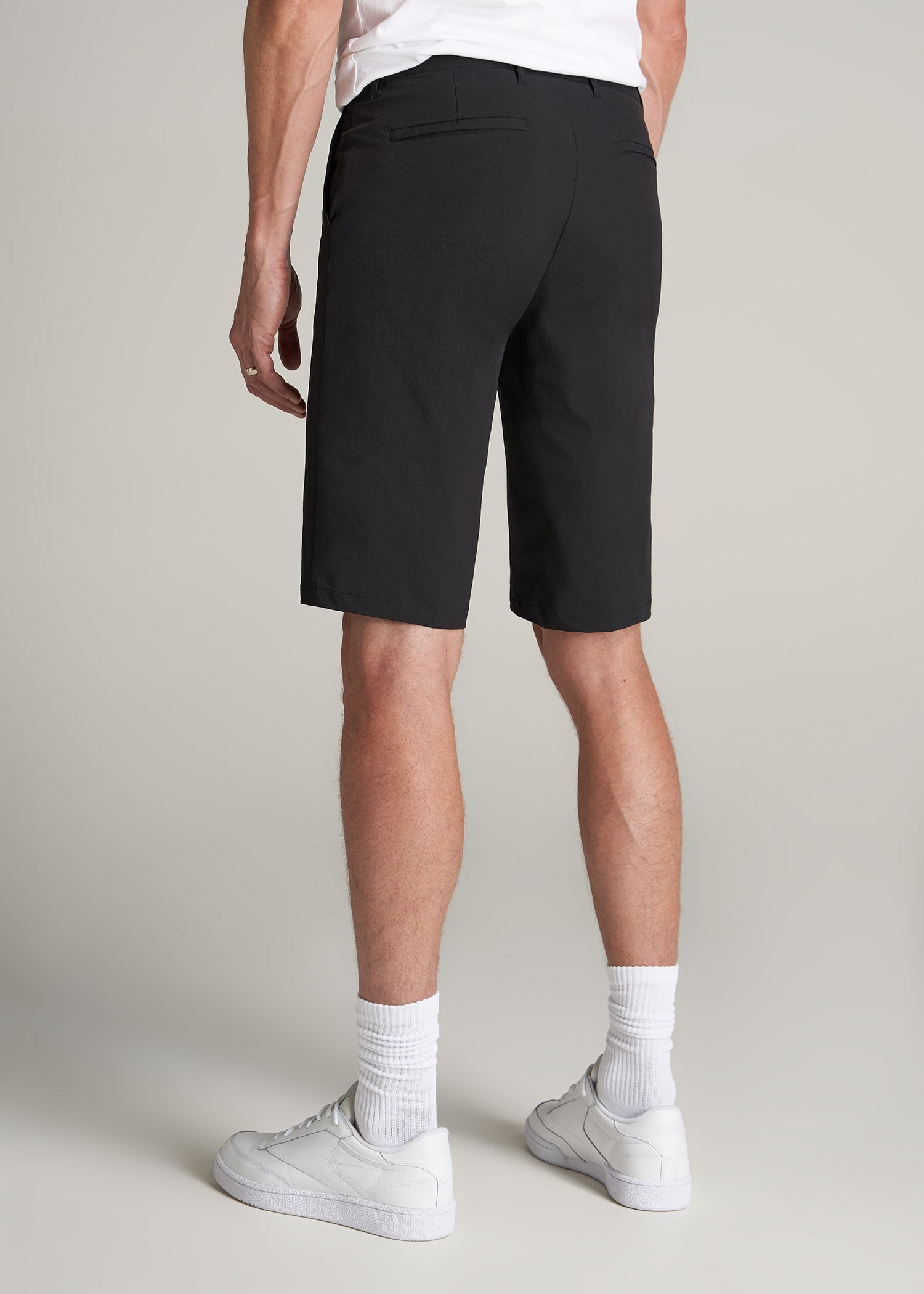    American-Tall-Men-PremiumHybrid-Short-Black-back