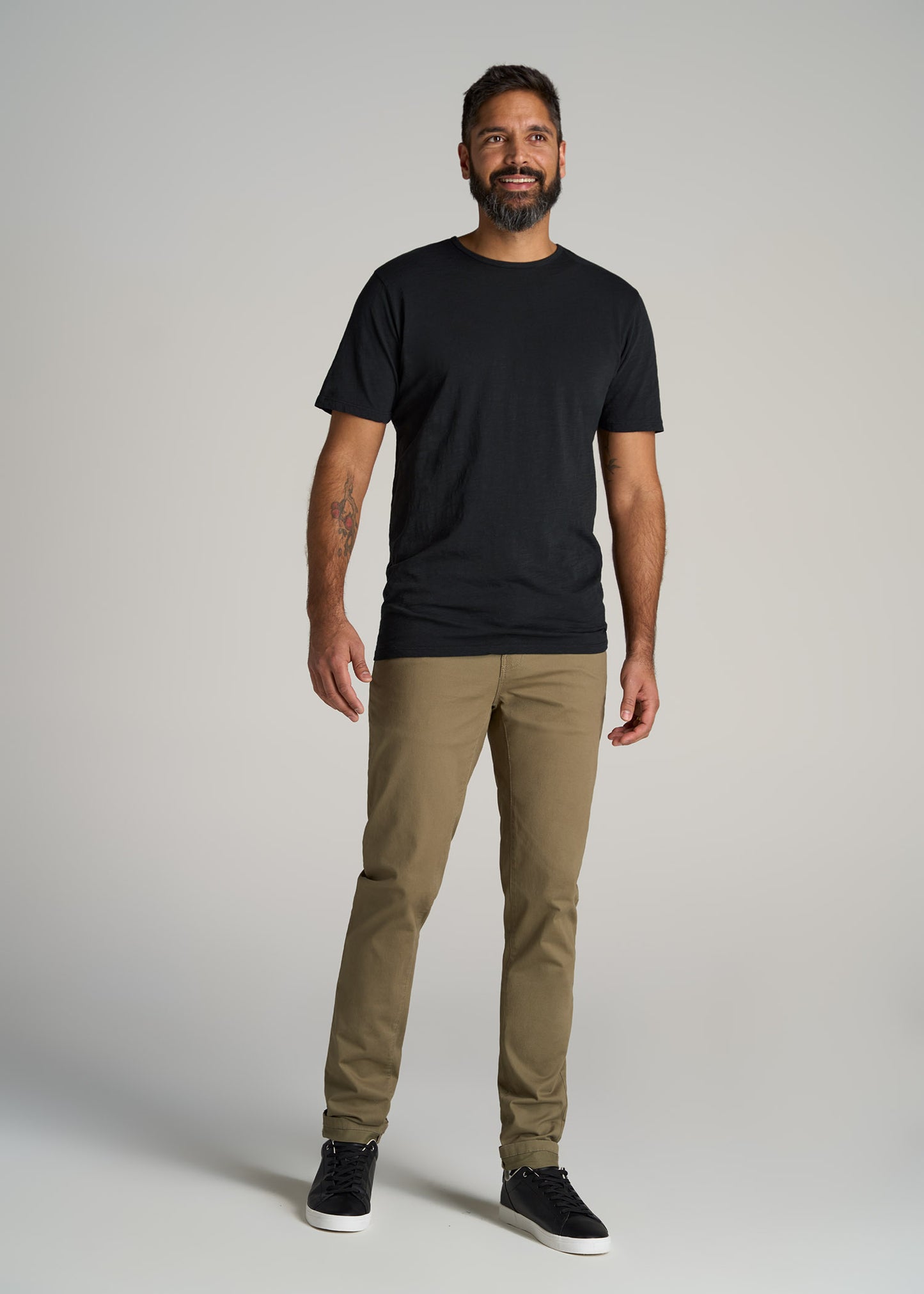     American-Tall-Men-Regular-Fit-Slub-Tee-Black-full