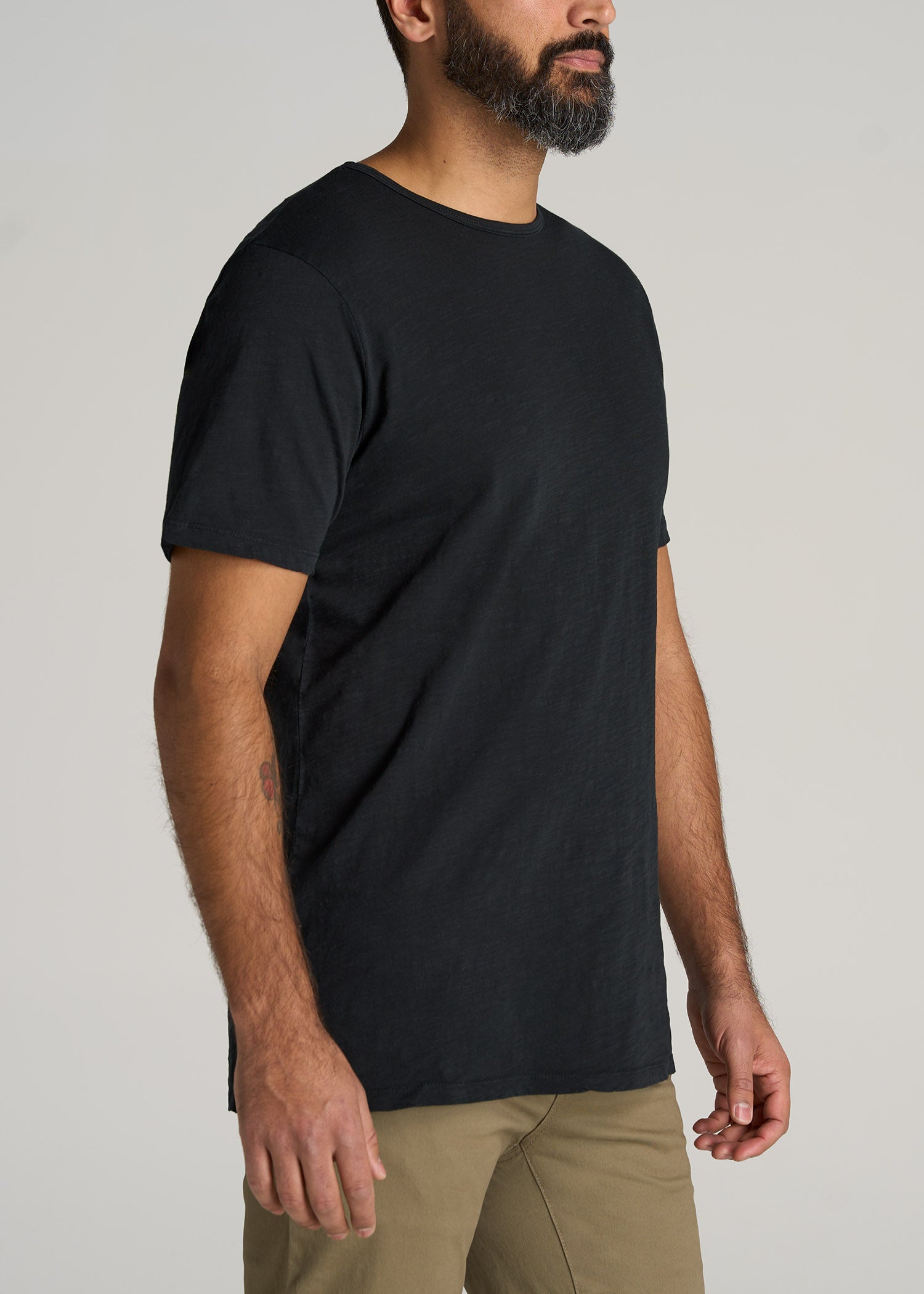     American-Tall-Men-Regular-Fit-Slub-Tee-Black-side