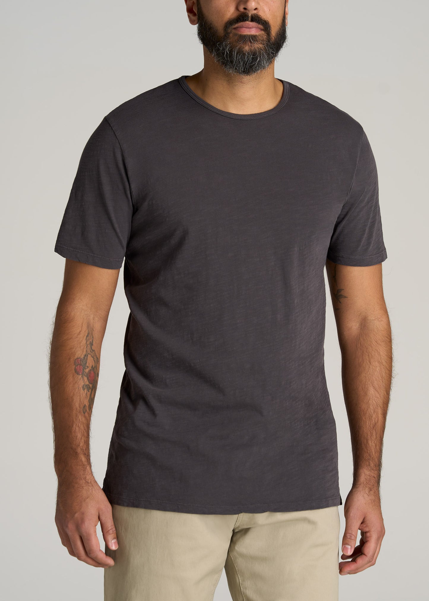     American-Tall-Men-Regular-Fit-Slub-Tee-Charcoal-front