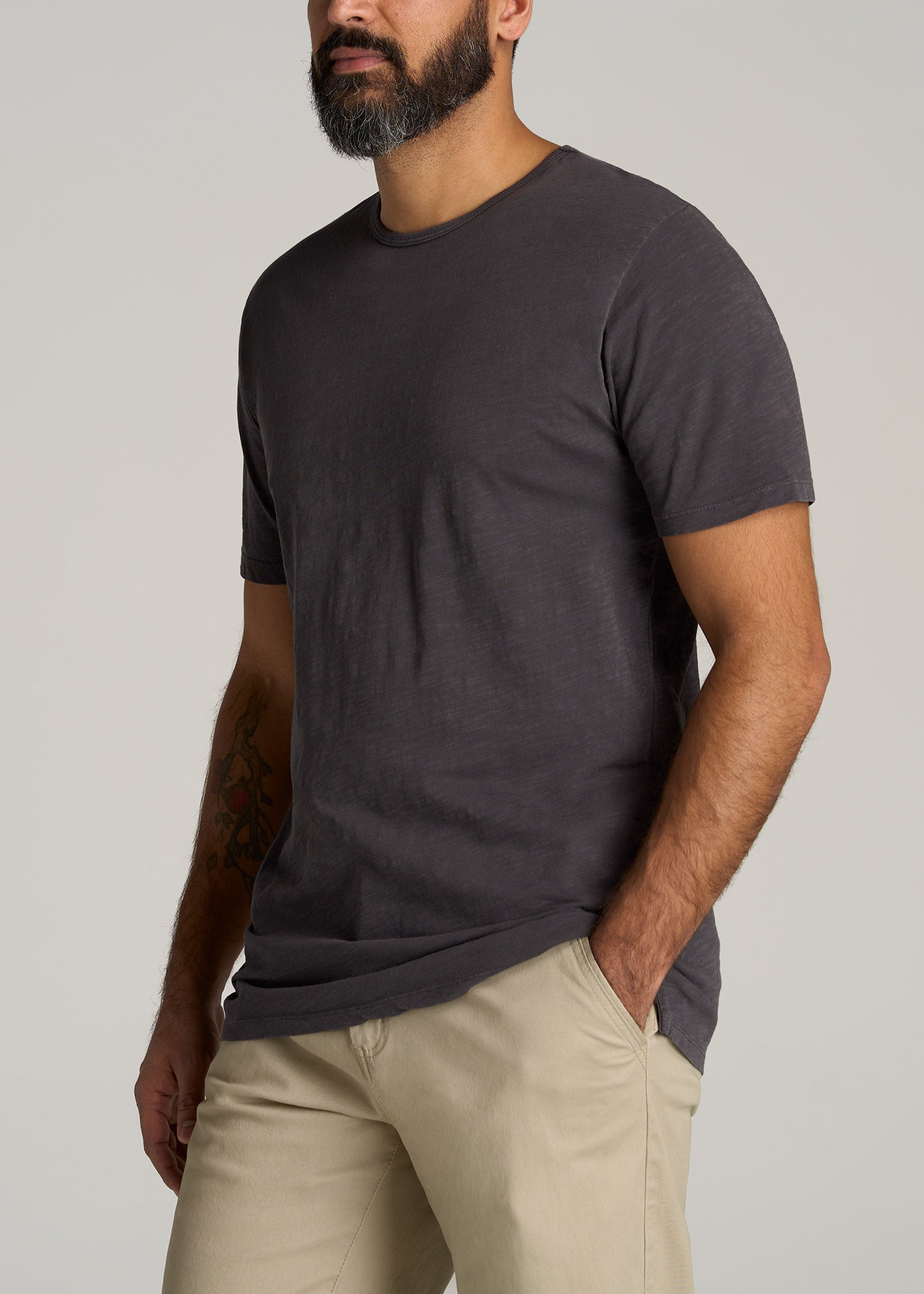 American-Tall-Men-Regular-Fit-Slub-Tee-Charcoal-side