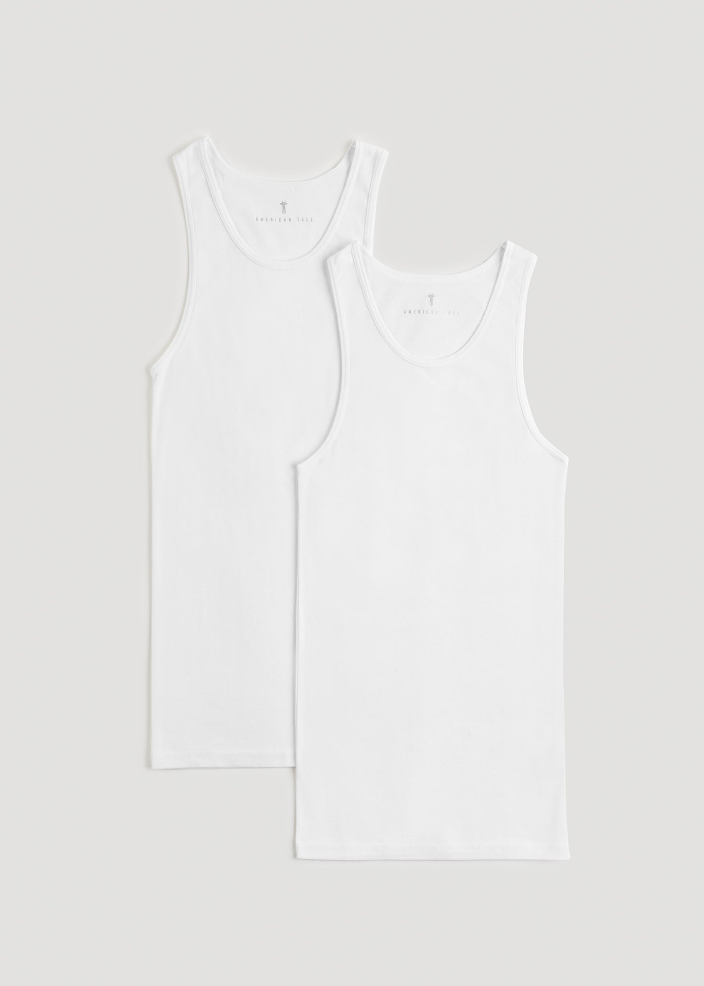    American-Tall-Men-Ribbed-Undershirt-Tank-Top-2-PK-Bright-White-Double