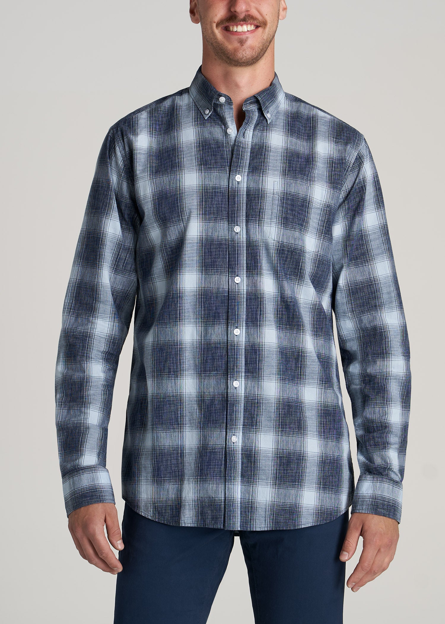 Soft-Wash Tall Button Up Shirts