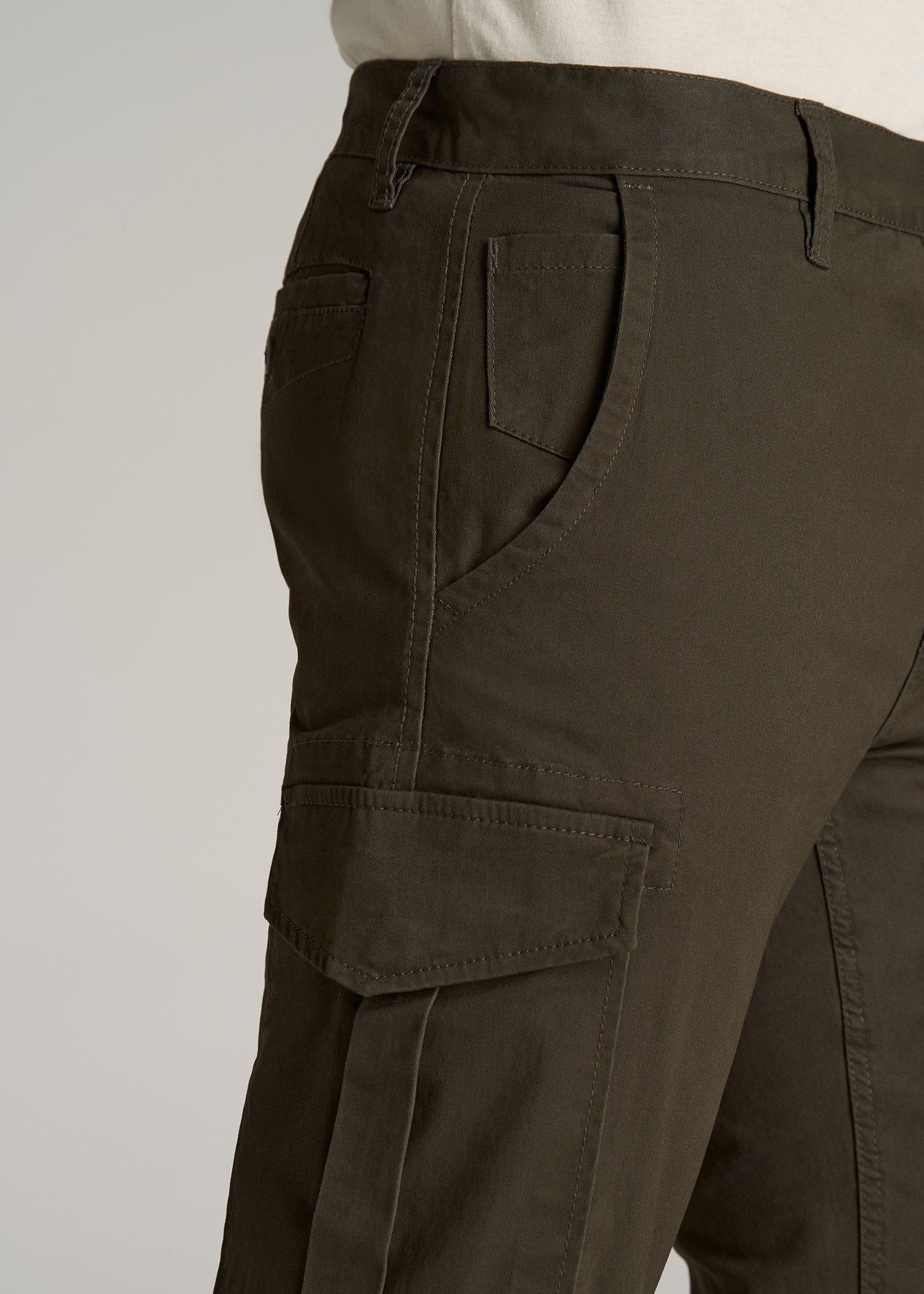    American-Tall-Men-Stretch-Twill-Cargo-Pants-Camo-Green-detail