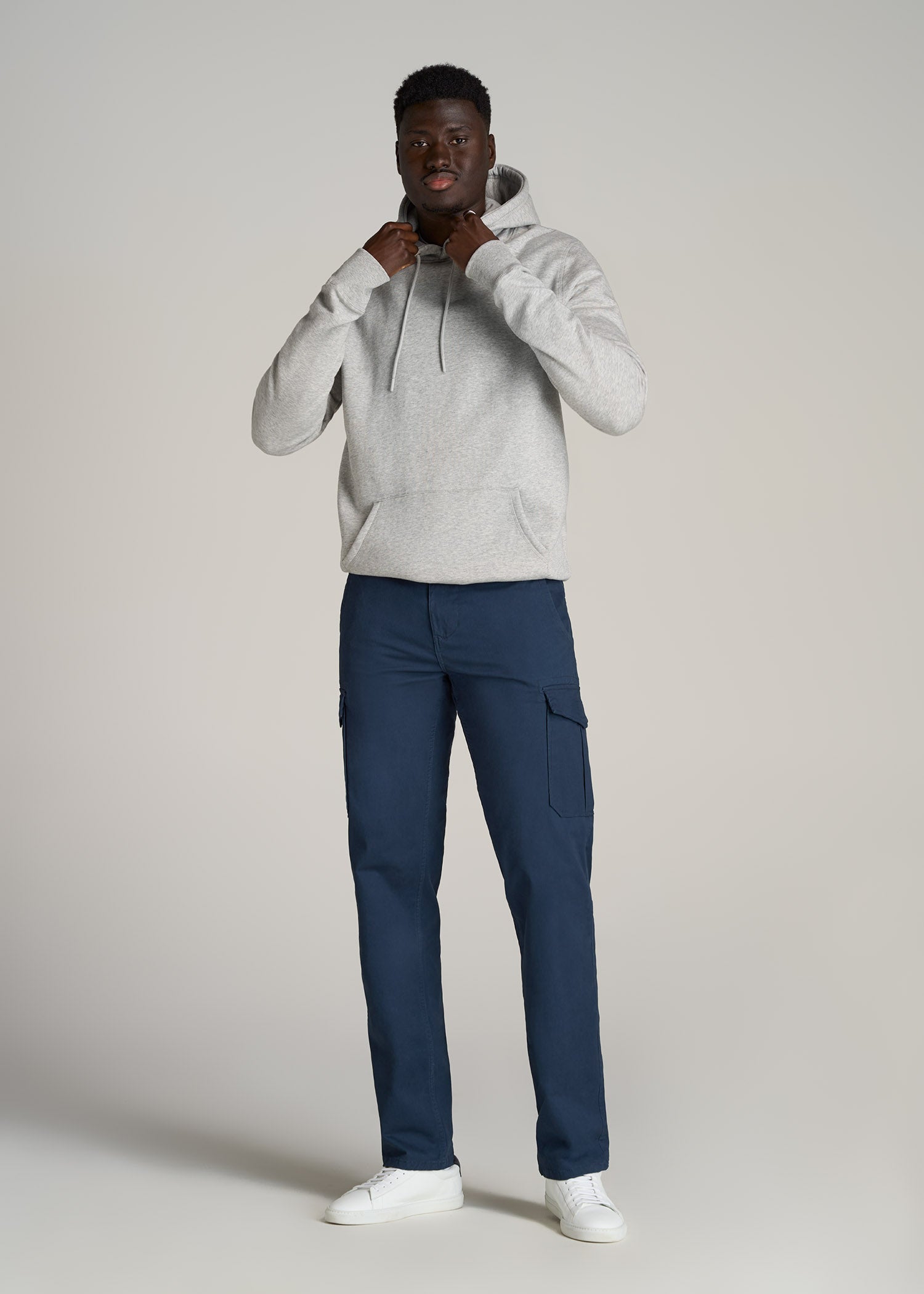    American-Tall-Men-Stretch-Twill-Cargo-Pants-Marine-Navy-full