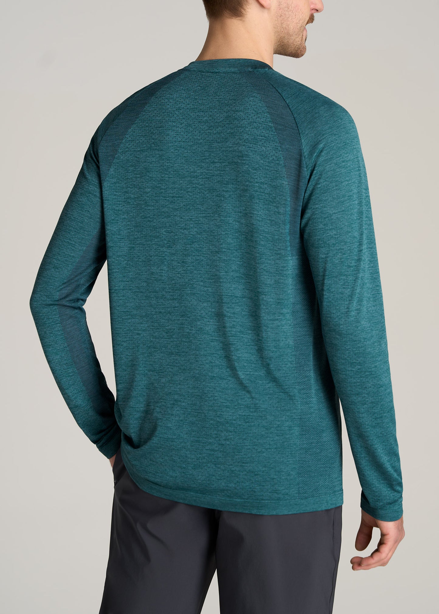    American-Tall-Men-Tech-Long-Sleeve-Raglan-Tee-Teal-Mix-back