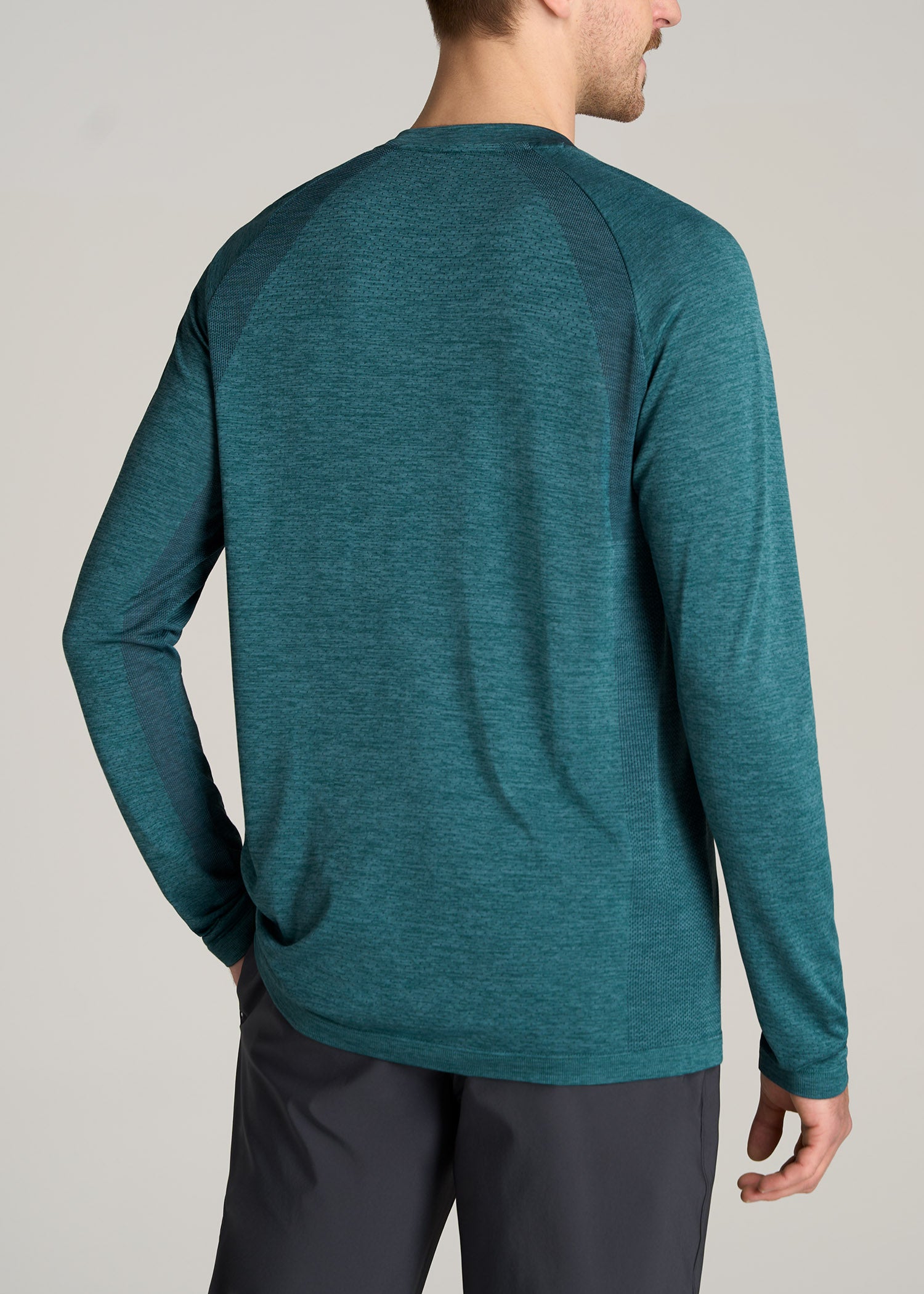    American-Tall-Men-Tech-Long-Sleeve-Raglan-Tee-Teal-Mix-back