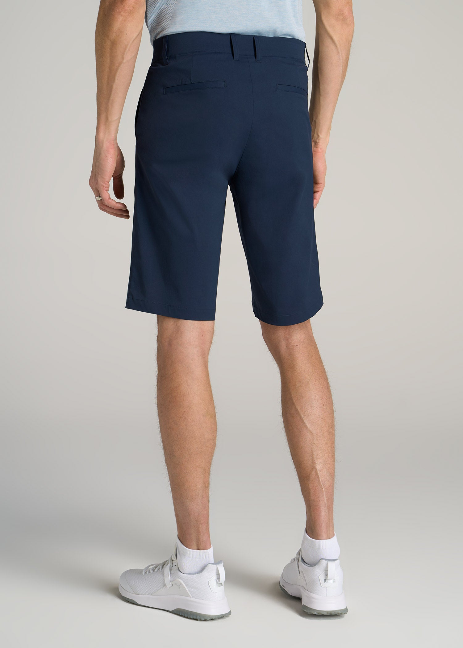    American-Tall-Men-Traveler-Chino-Shorts-Marine-Navy-back