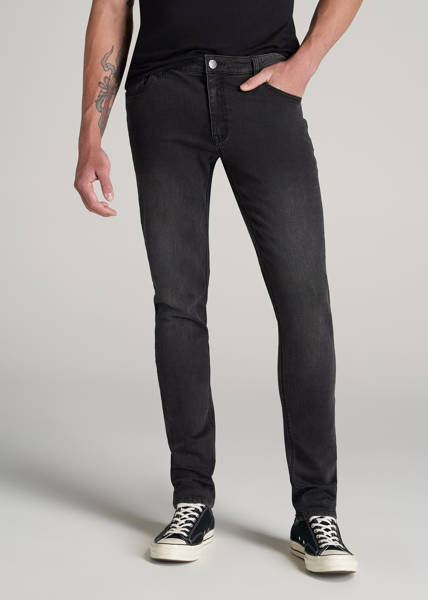    American-Tall-Men-Travis-Skinny-Jeans-Dark-Smoke-front