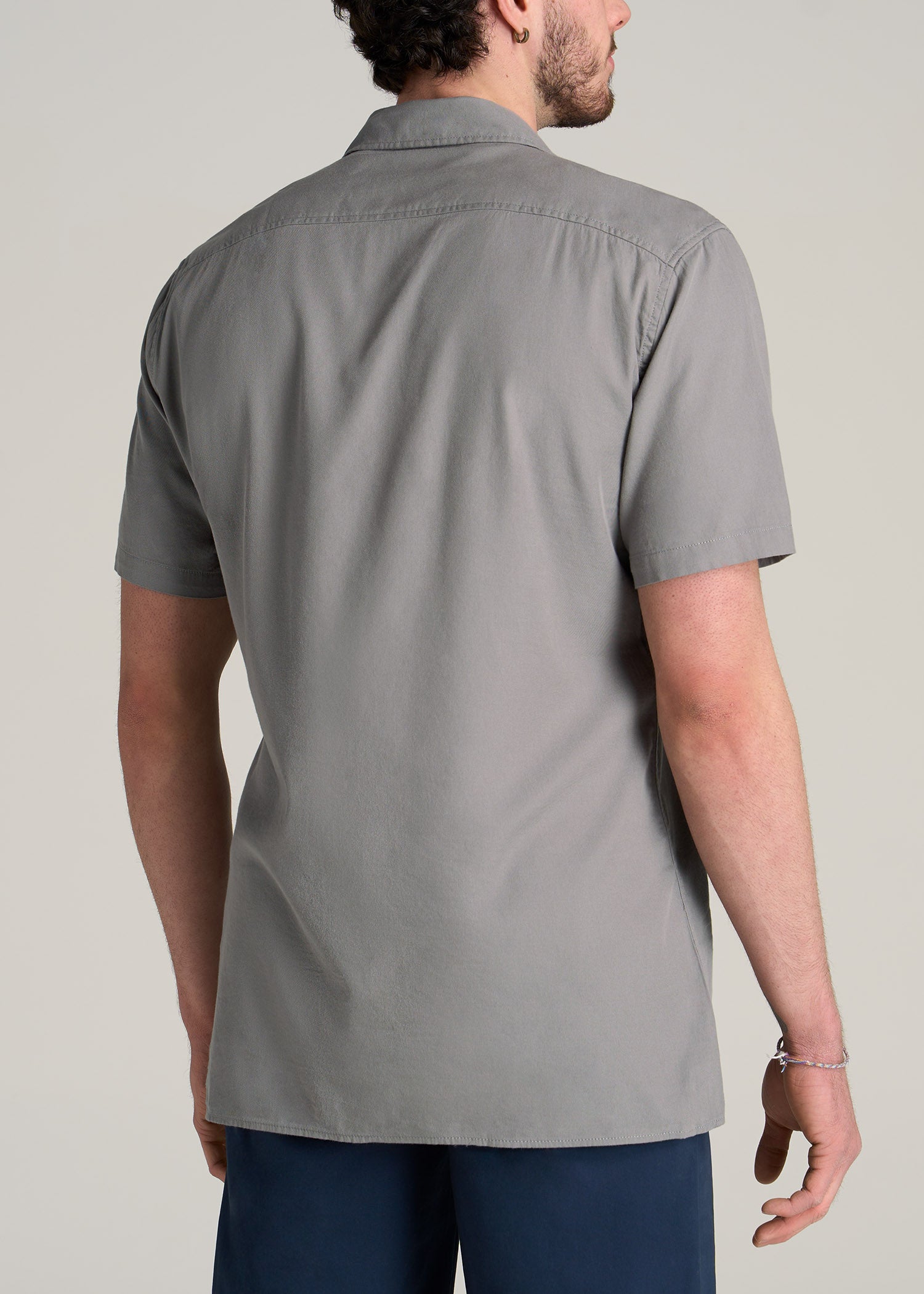 American-Tall-Men-Two-Pocket-Camp-Shirt-Pewter-back