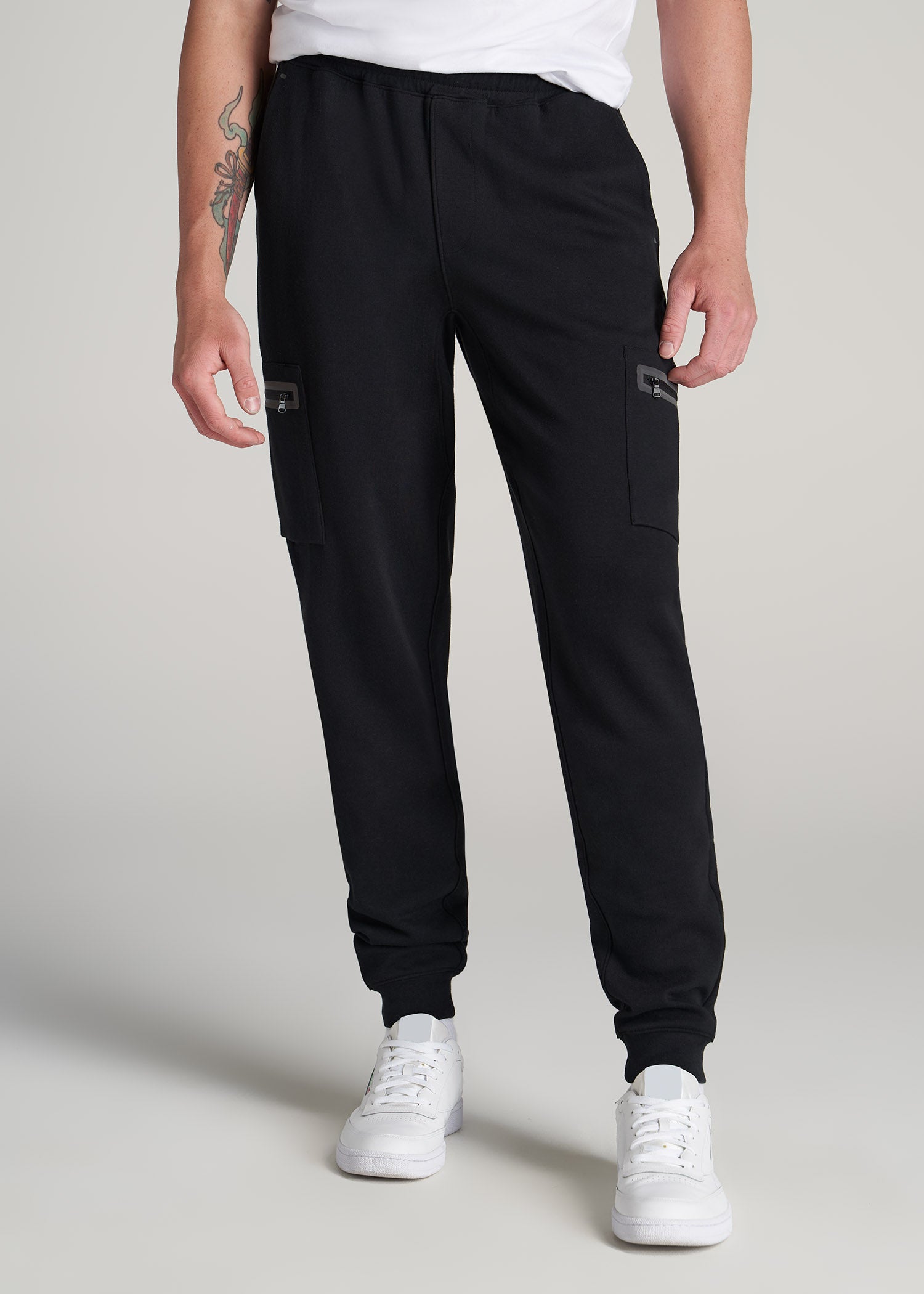        American-Tall-Men-Utility-Jogger-Black-front