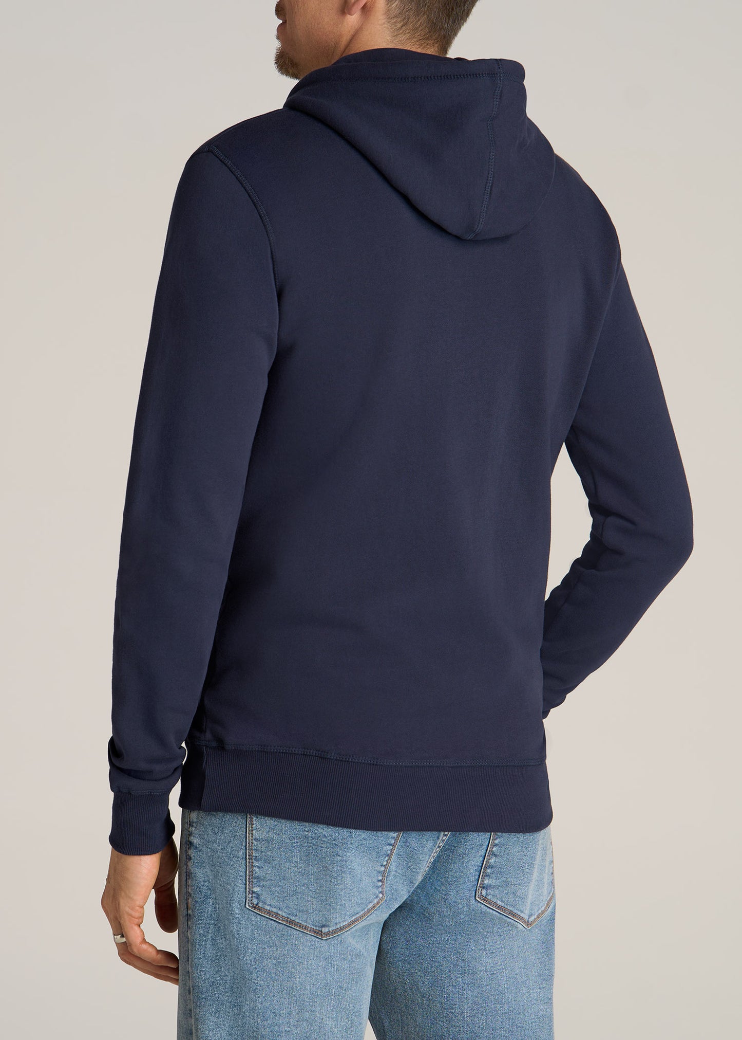 American-Tall-Men-Wearever-Fleece-Pullover-Navy-back