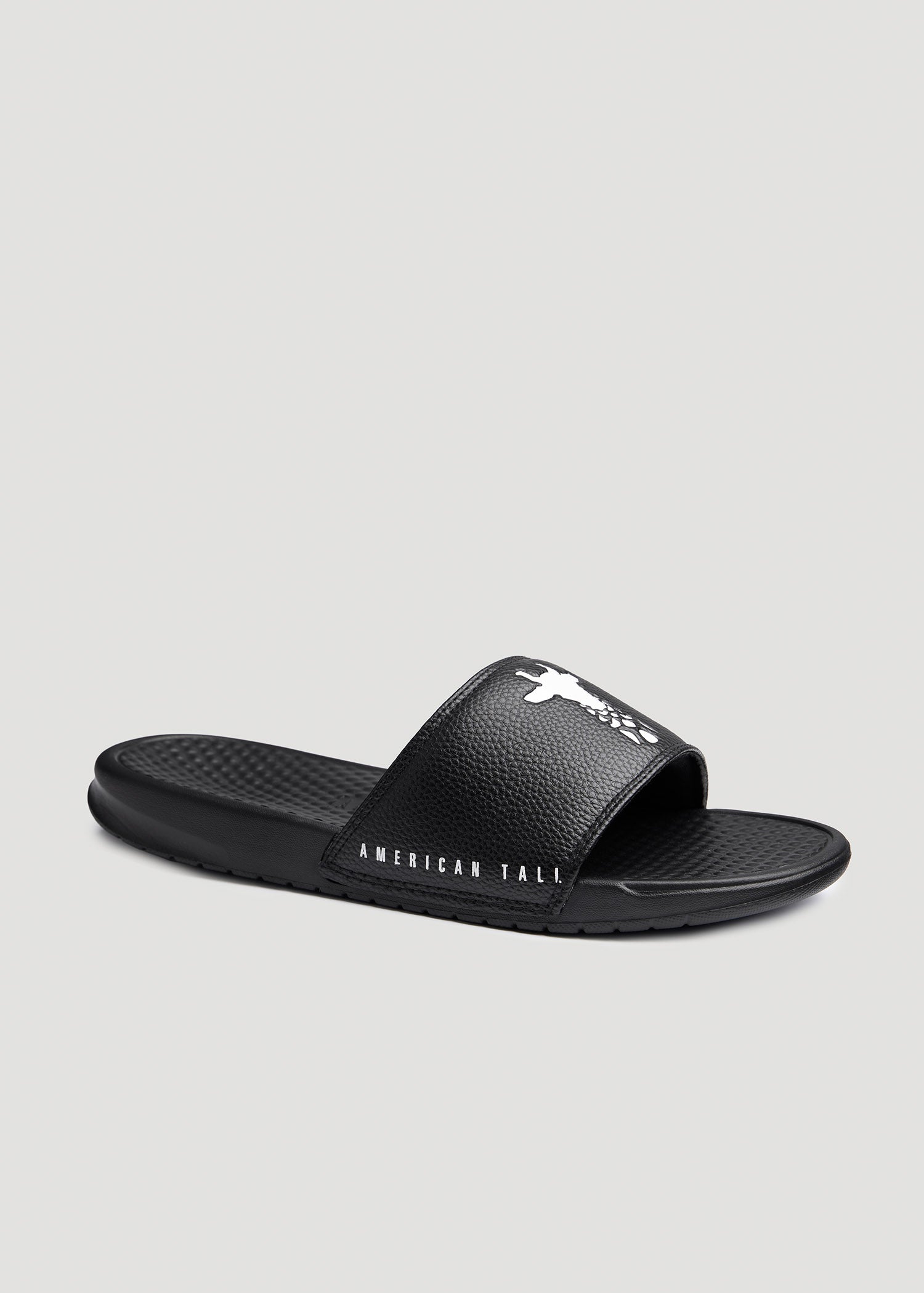    American-Tall-Mens-Slides-Black-Front