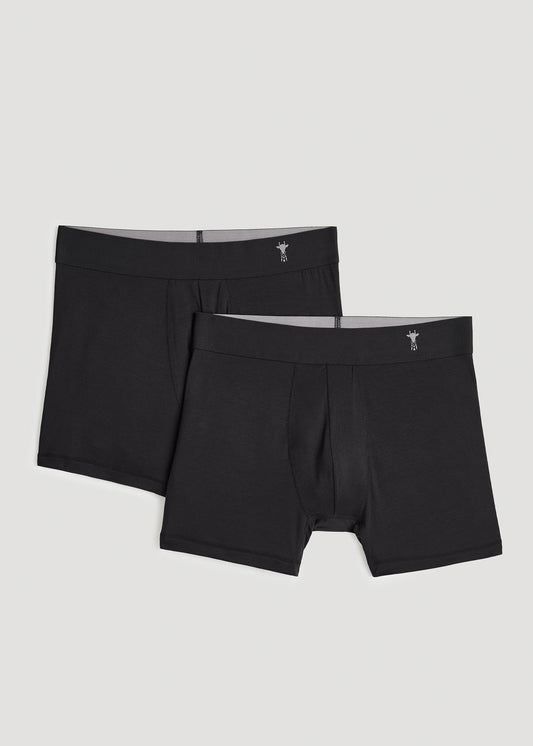    American-Tall-Micro-Modal-Extra-Long-Boxer-Briefs-in-Black-2-Pack-M-Tall-Black-front