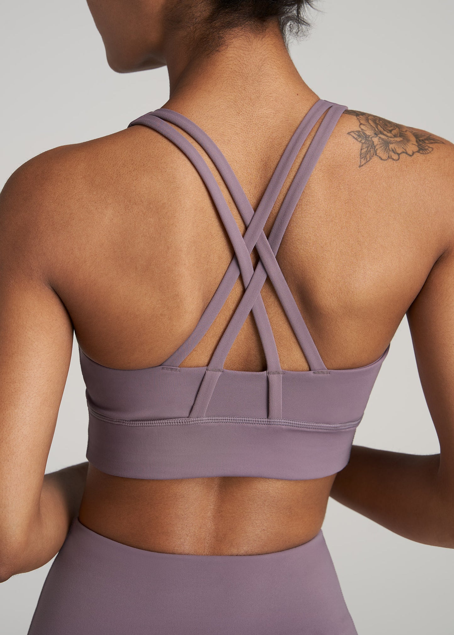    American-Tall-Women-Balance-Crisscross-SportBra-SmokedMauve-detail