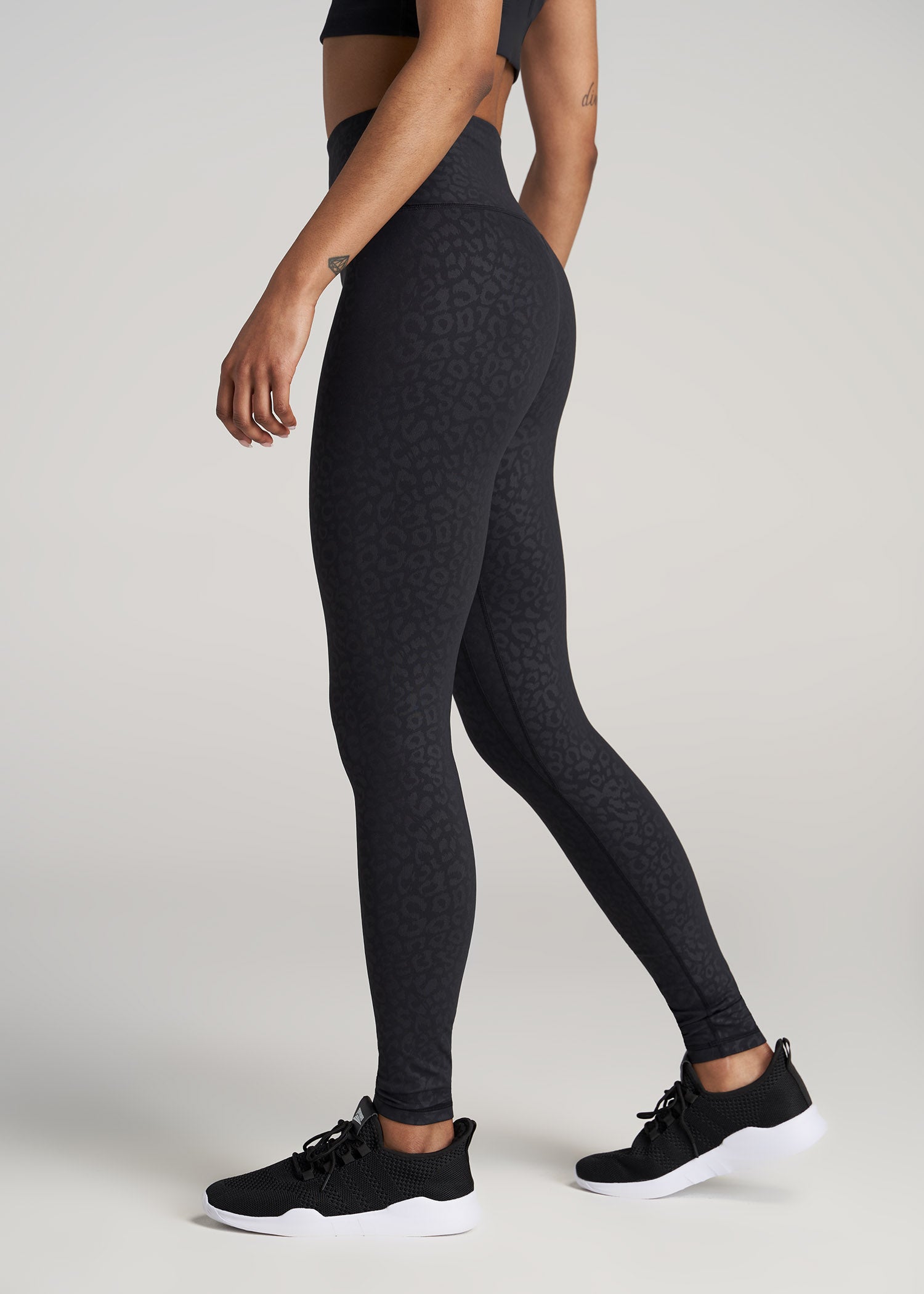     American-Tall-Women-Balance-HighRise-Leggings-BlackCheetaPrint-side