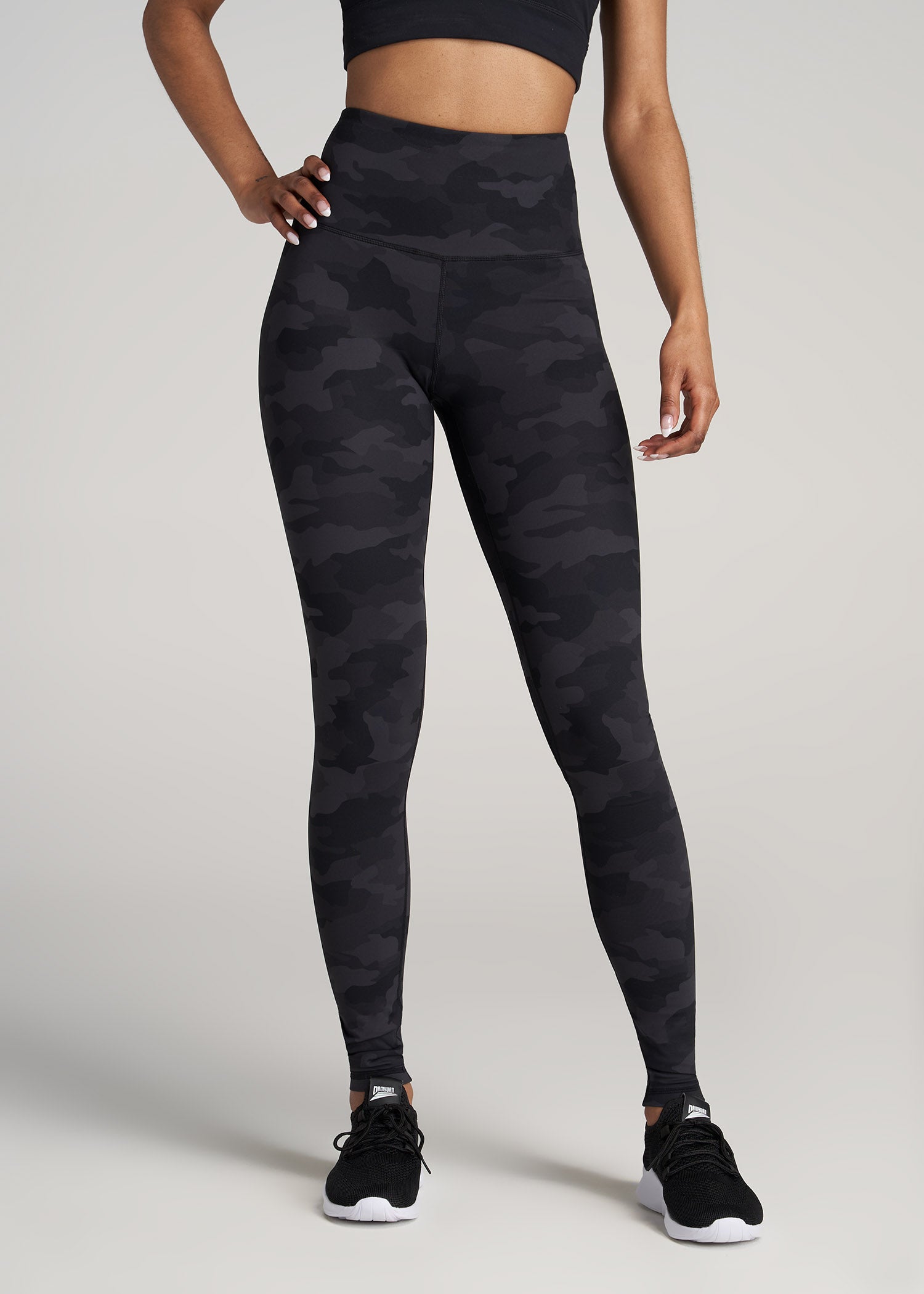     American-Tall-Women-Balance-HighRise-Leggings-GreyCamo-front