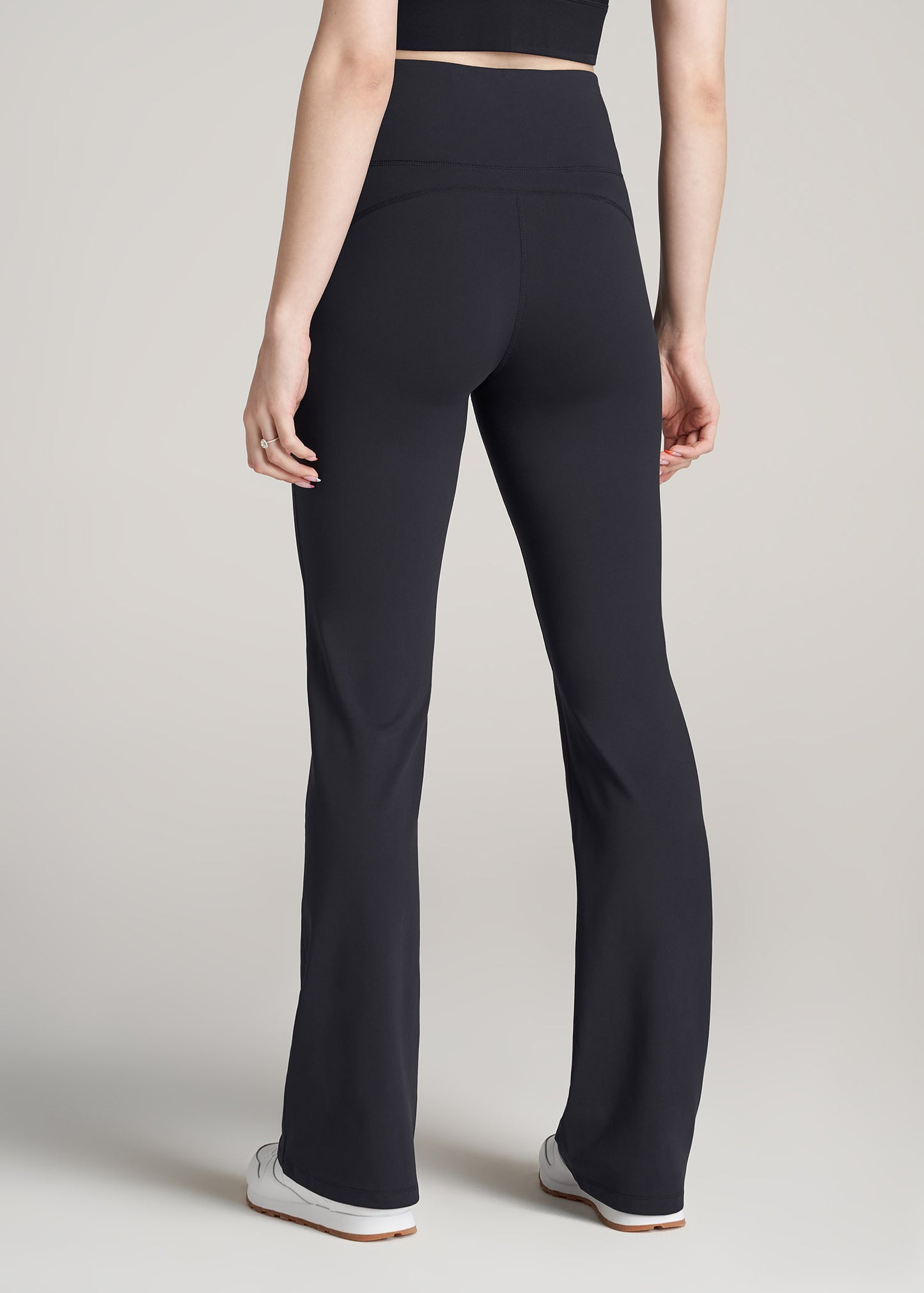    American-Tall-Women-Balance-OpenBottom-Yoga-Pant-Black-back