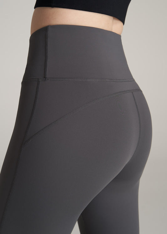       American-Tall-Women-Balance-OpenBottom-Yoga-Pant-Charcoal-detail