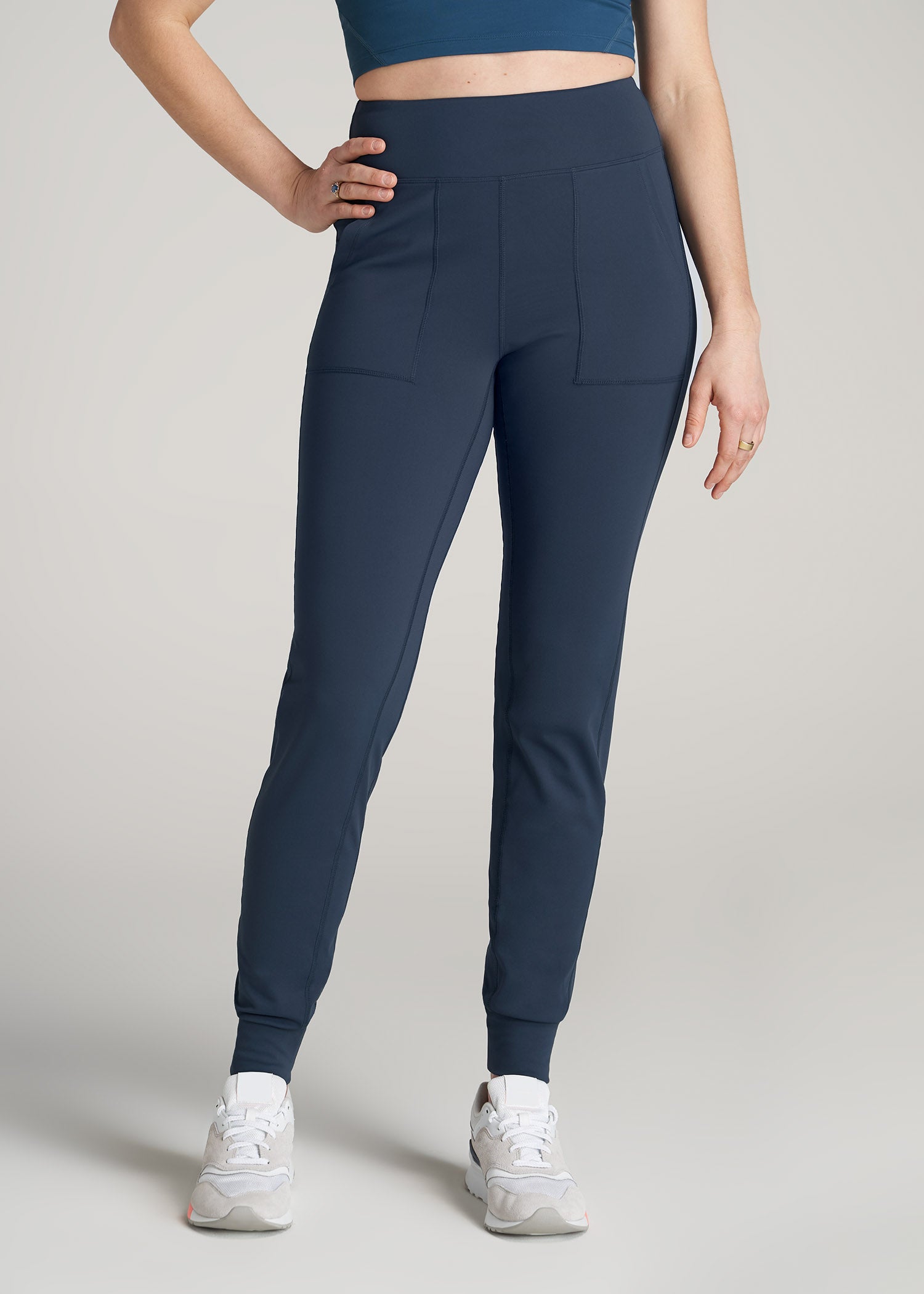    American-Tall-Women-Balance-Pocket-Jogger-BrightNavy-front