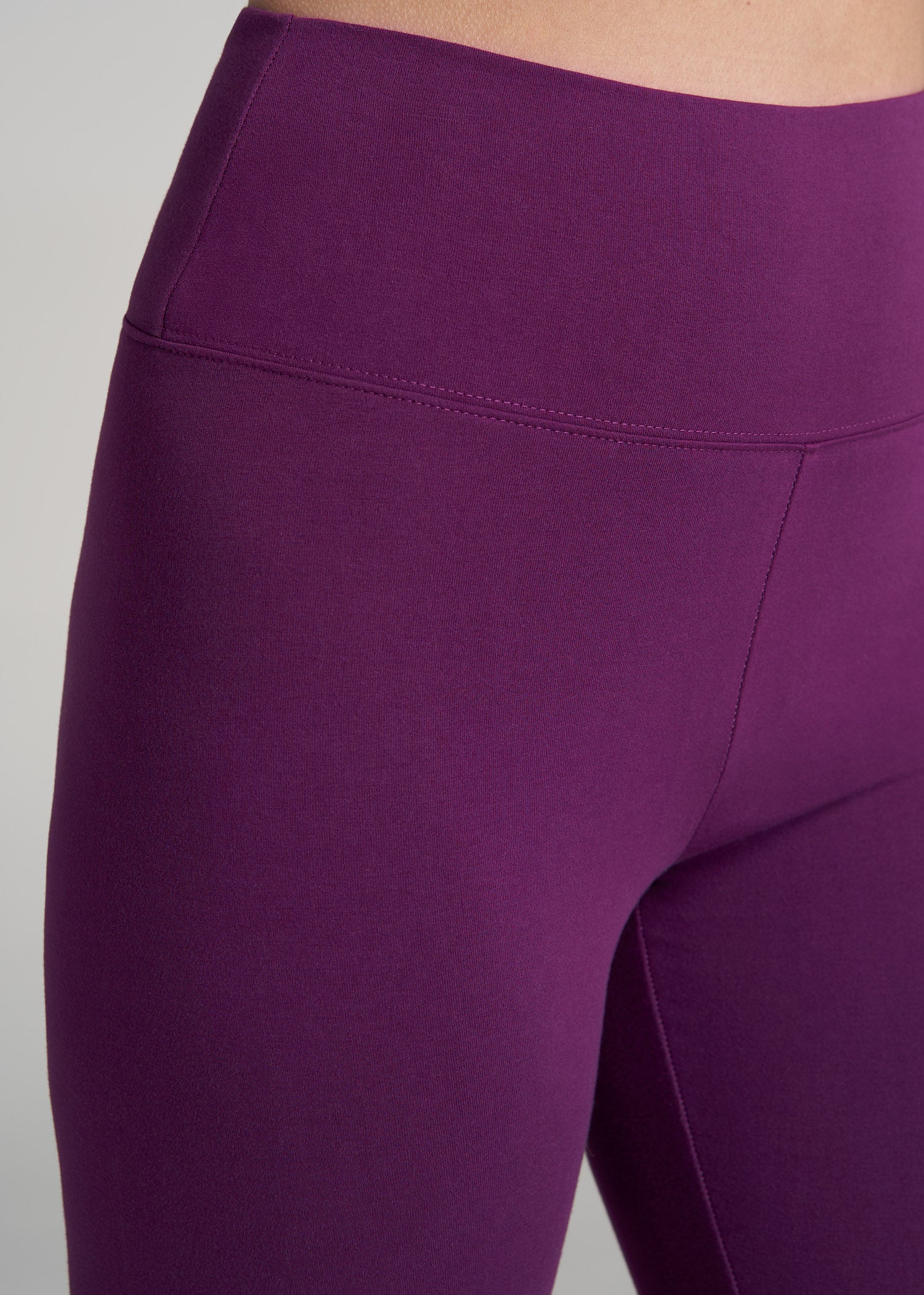     American-Tall-Women-CottonLeggings-Plum-detail