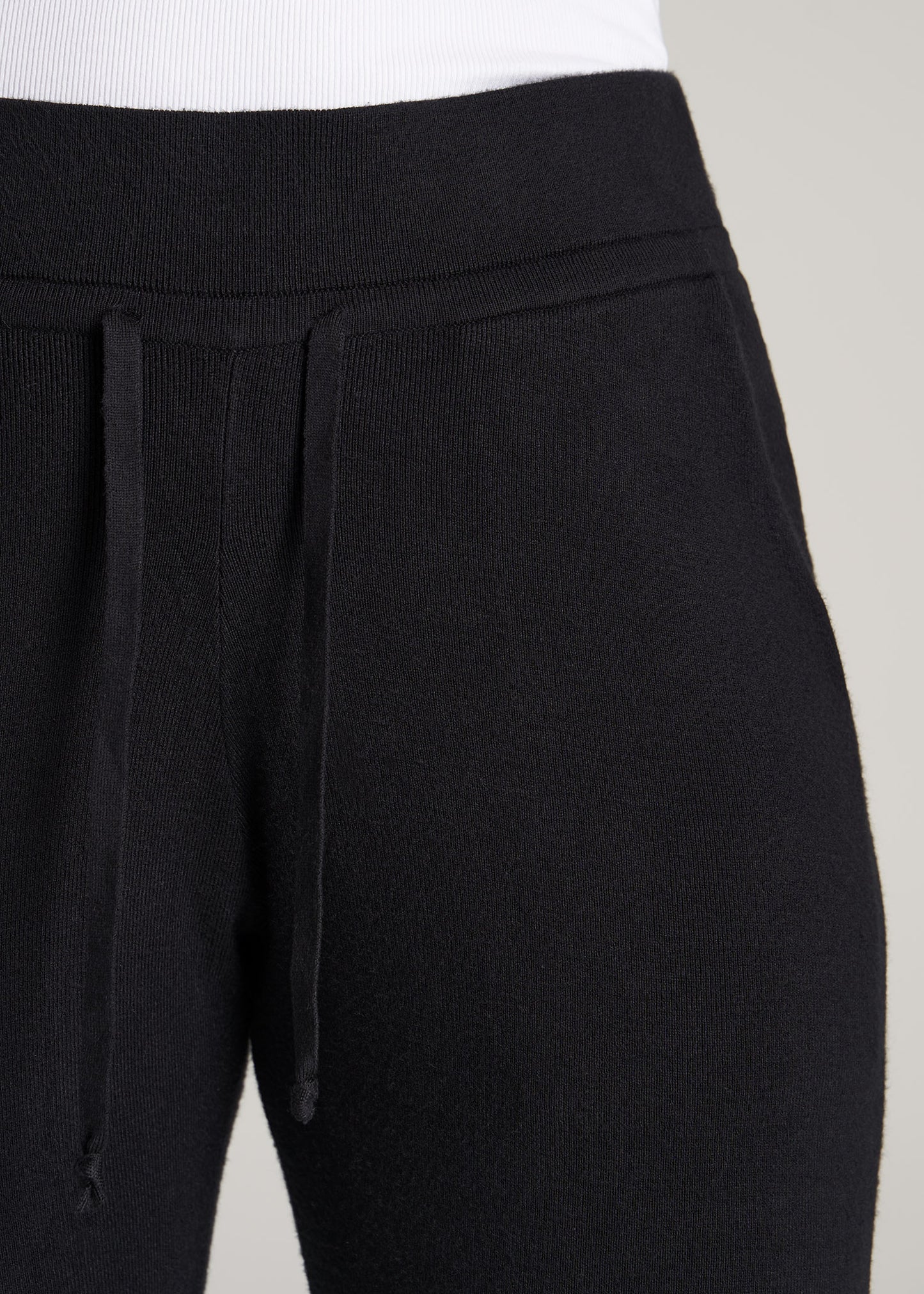     American-Tall-Women-Knit-Lounge-Jogger-Black-detail