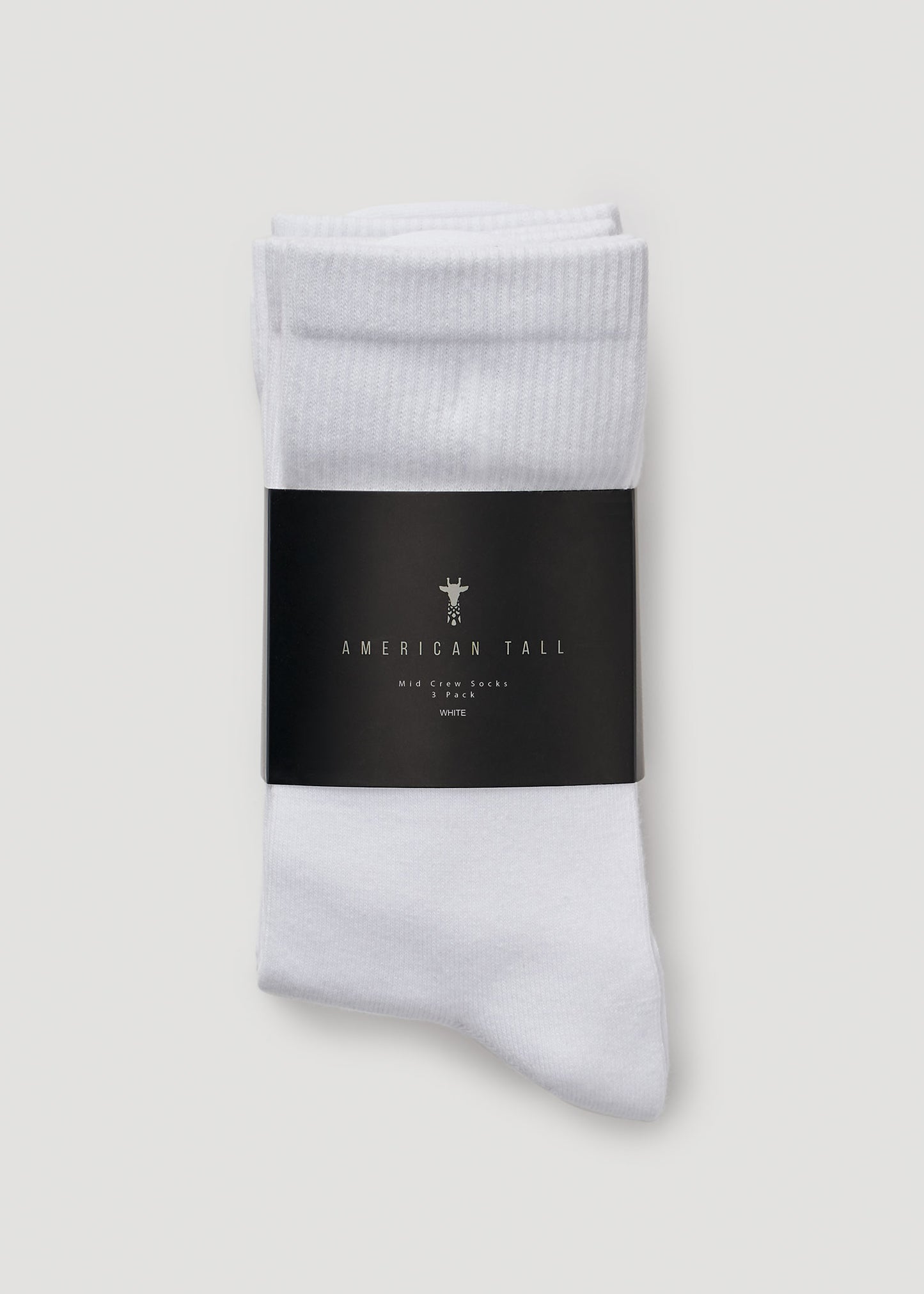 American-Tall-Women-MidCrewSocks-3Pack-White-front