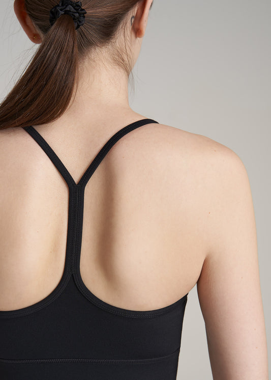    American-Tall-Women-RacerBack-Sports-Bra-Black-detail