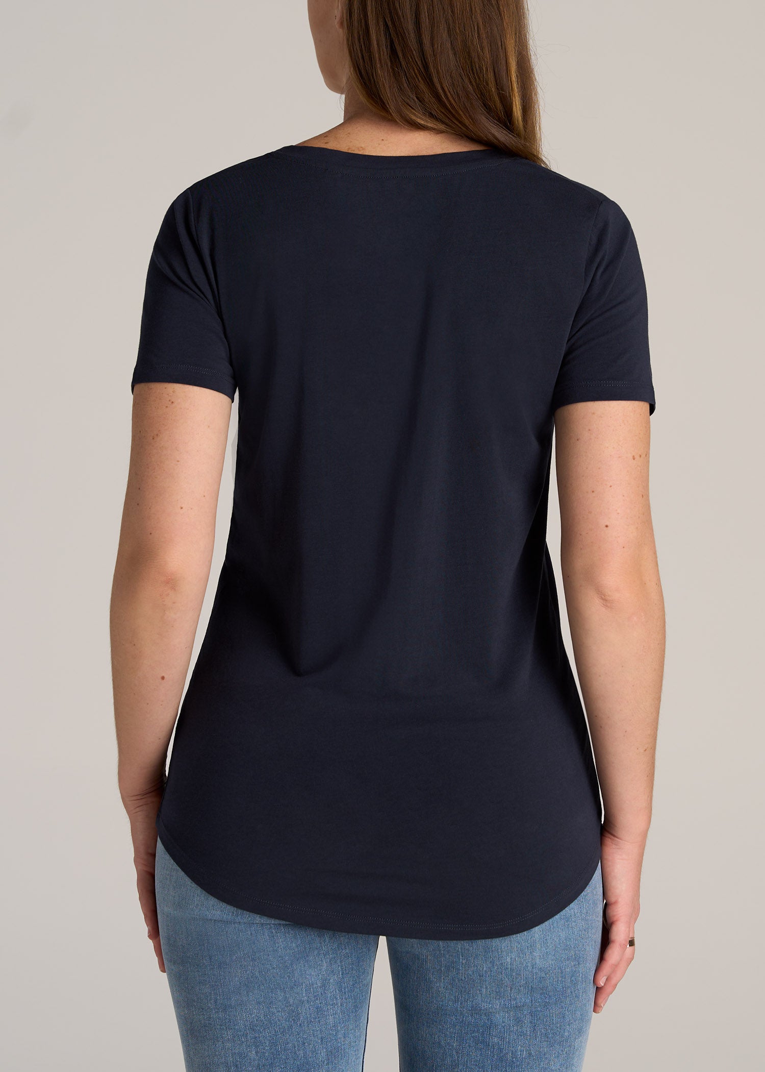    American-Tall-Women-Scoop-V-Neck-Tee-Dark-Navy-back