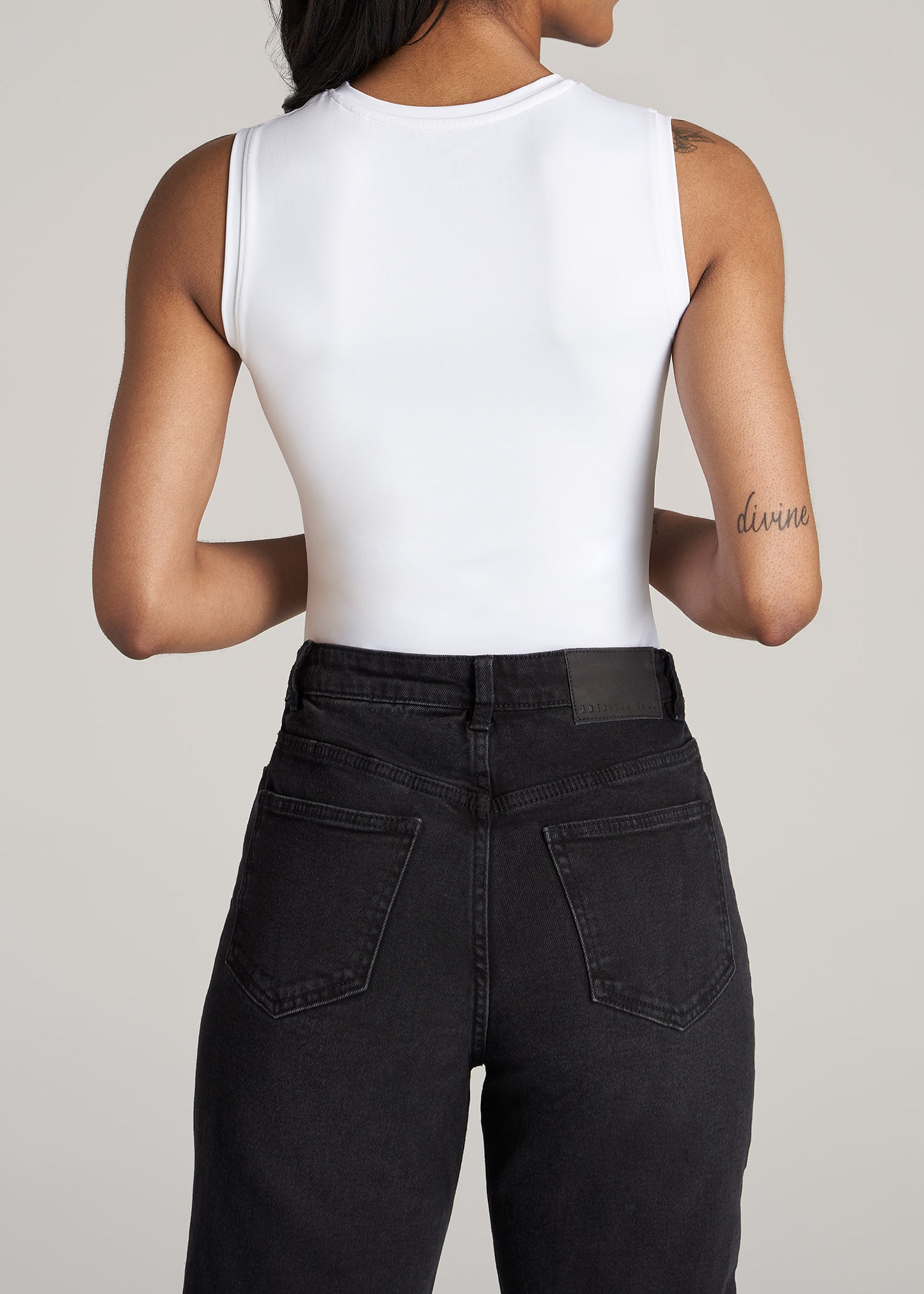        American-Tall-Women-Sleeveless-Crewneck-Bodysuit-Bright-White-back